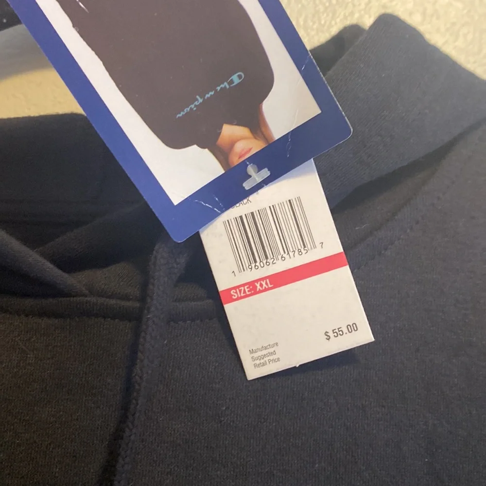 🆕 Black Women’s Champion Hoodie, Size XXL - Picture 3 of 7